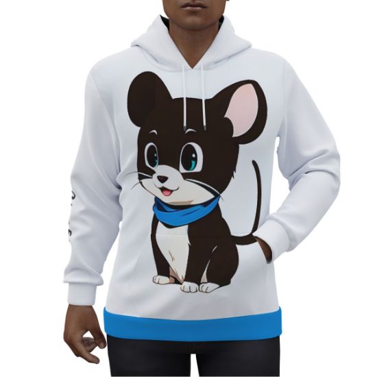 Picture of Scarf Mousey Pullover Hoodie