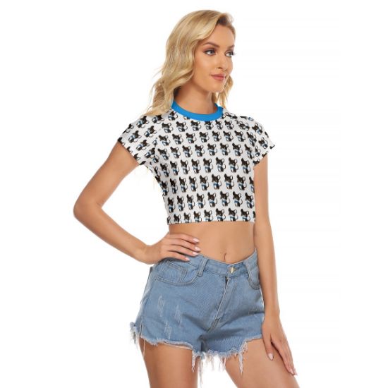 Picture of Scarf Mousey Crop Top - Pattern