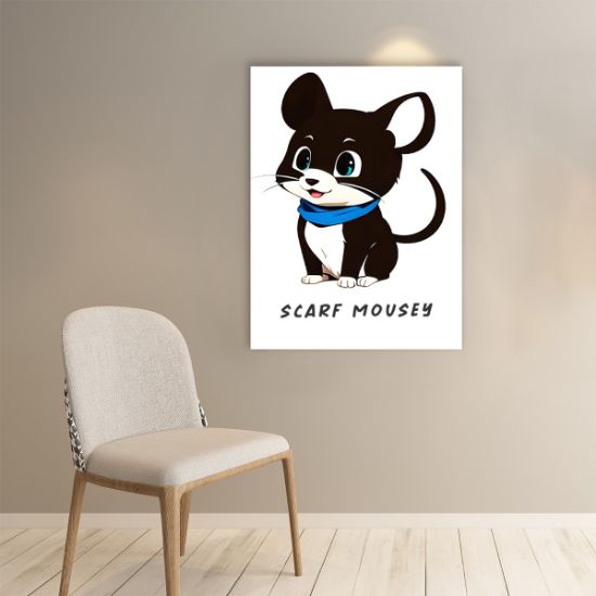Picture of Scarf Mousey Poster
