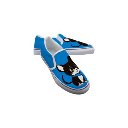 Picture of Kid's Slip On Sneakers Shoes - Blue