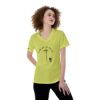 Picture of Scarf Mousey Womens T-Shirt V-Neck - Christian Pride