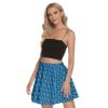 Picture of Scarf Mousey Mini Skirt - Blue Pattern