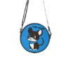 Picture of Scarf Mousey Round Satchel Bag - Blue