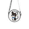 Picture of Scarf Mousey Round Satchel Bag - White
