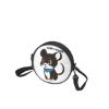 Picture of Scarf Mousey Round Satchel Bag - White