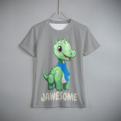 Picture of Scarf Mousey Kids T-Shirt - Jawesome Dino